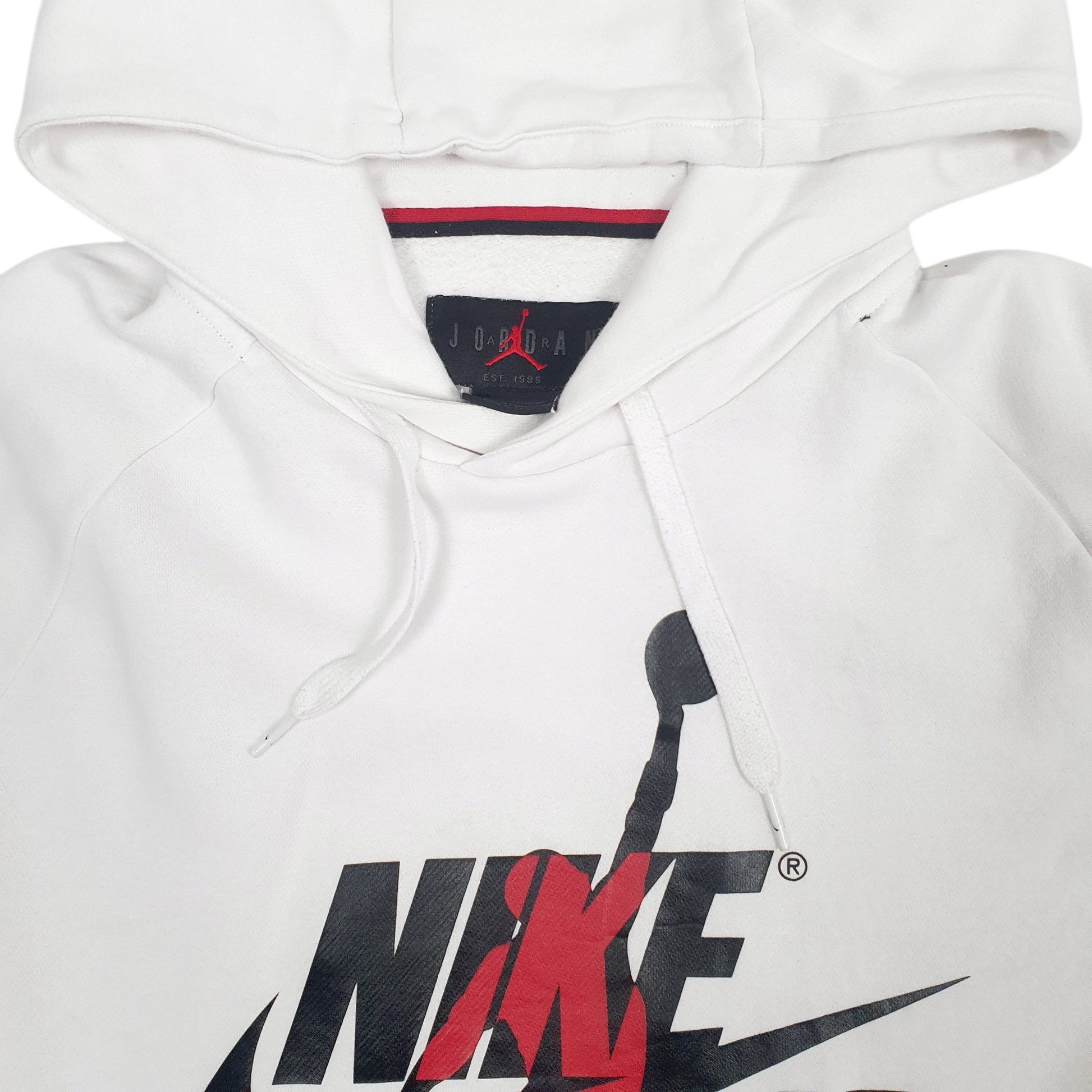 Mens White Nike Air Hoodie Jumper
