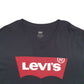 Mens Black Levis Spellout Short Sleeve T Shirt