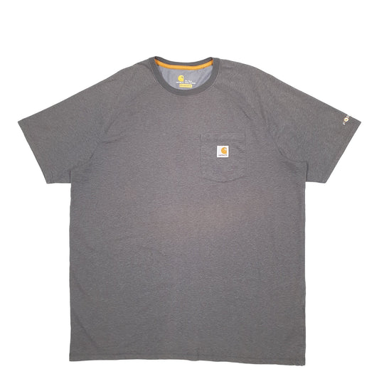 Mens Grey Carhartt  Short Sleeve T Shirt
