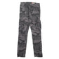 Mens Grey Wrangler Taper Camo Cargo Trousers