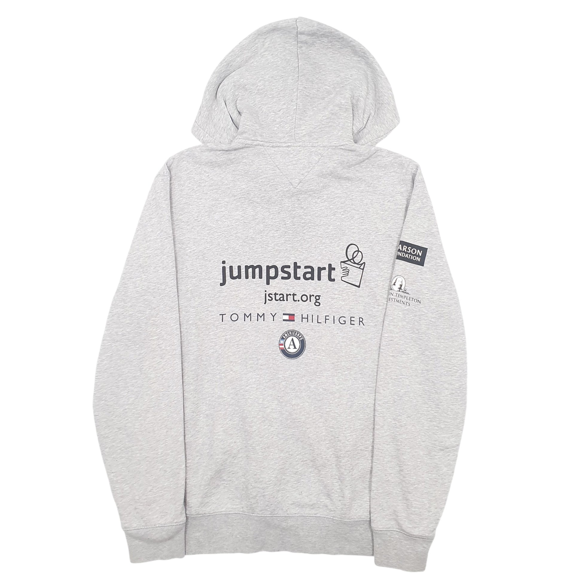 Mens Grey Tommy Hilfiger Jumpstart Full Zip Jumper