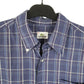 Mens Blue Lacoste  Short Sleeve Shirt