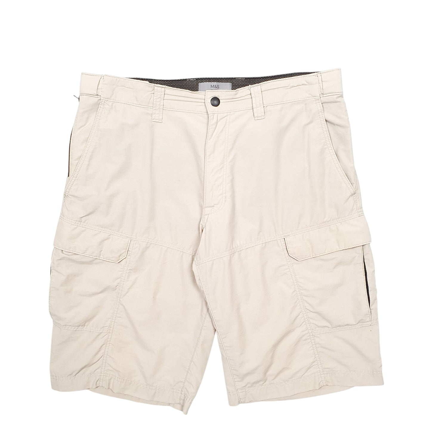 Mens Beige M&S  Cargo Shorts