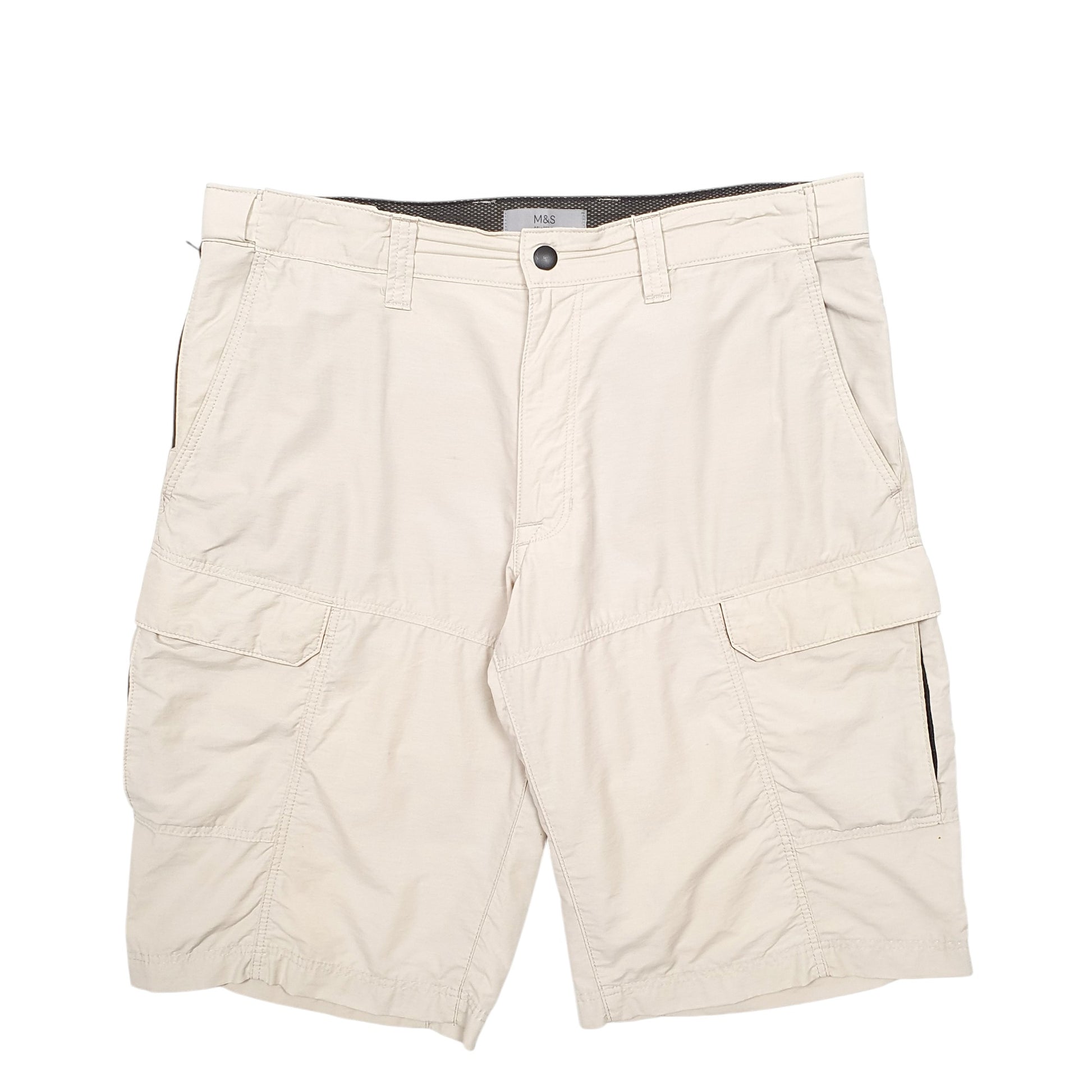 Mens Beige M&S  Cargo Shorts