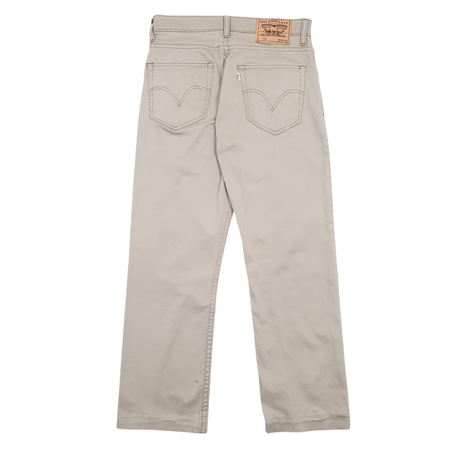 Mens Beige Levis  Chino Trousers