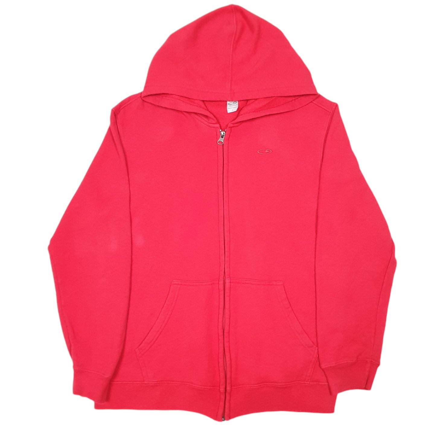 Womens Champion Red Full Zip Hoodie C9 Jumper M – Bundl Clothing
