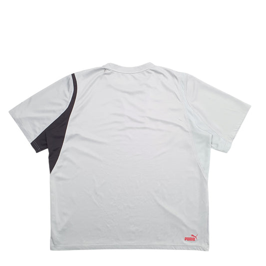 Mens Grey Puma  Short Sleeve T Shirt