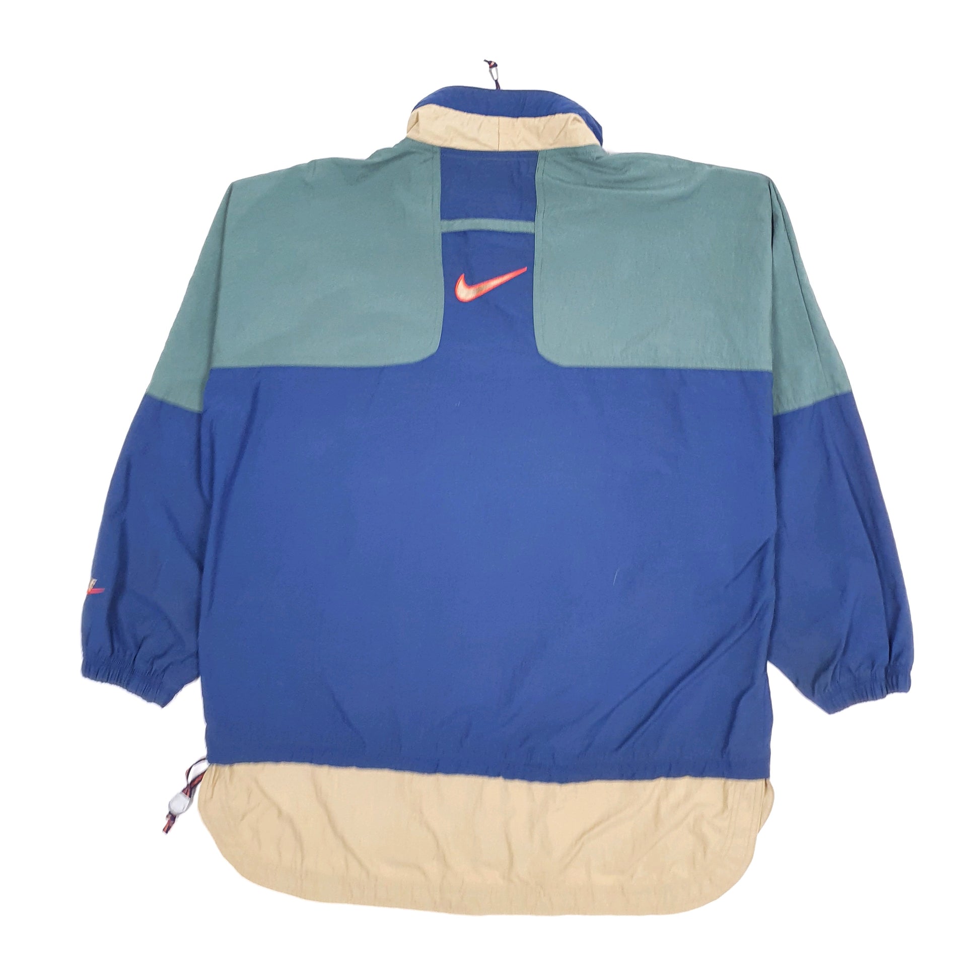 Mens Blue Nike Vintage 1990s Shell Festival  Coat