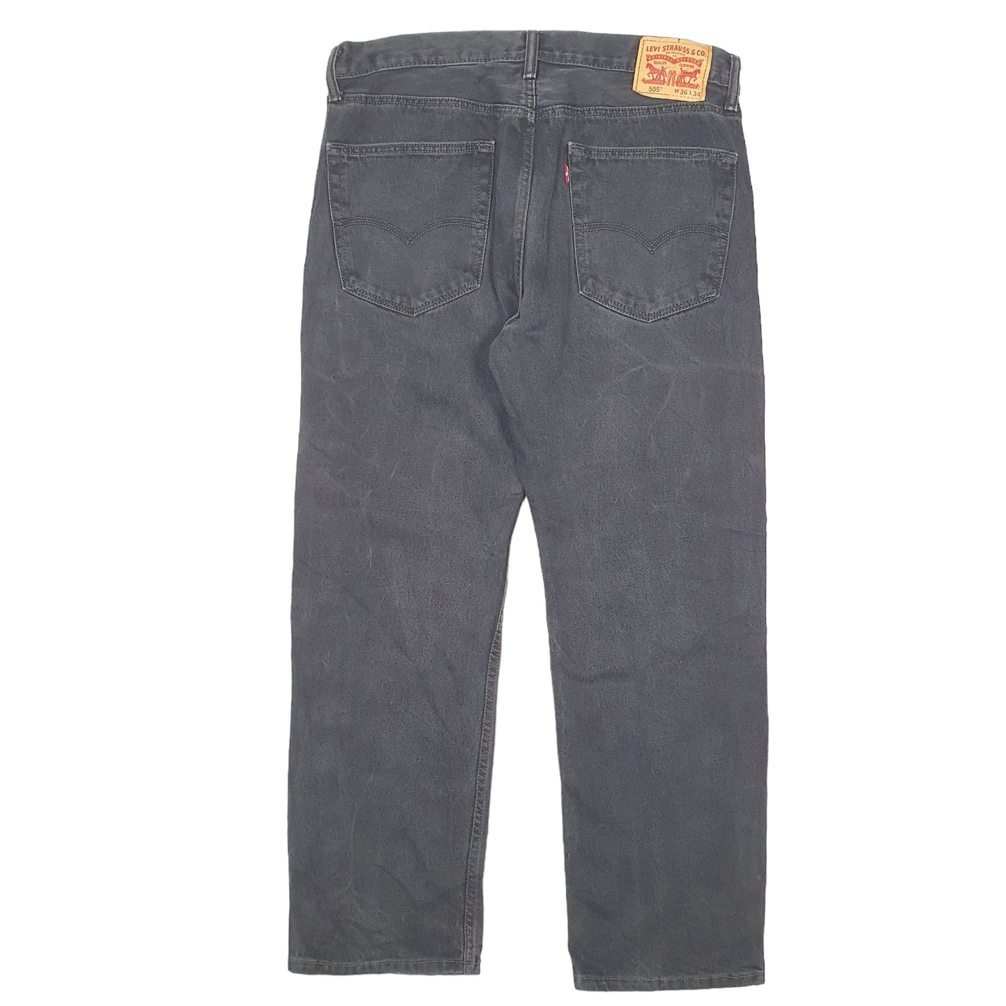 Mens Black Levis  505 JeansW36 L32