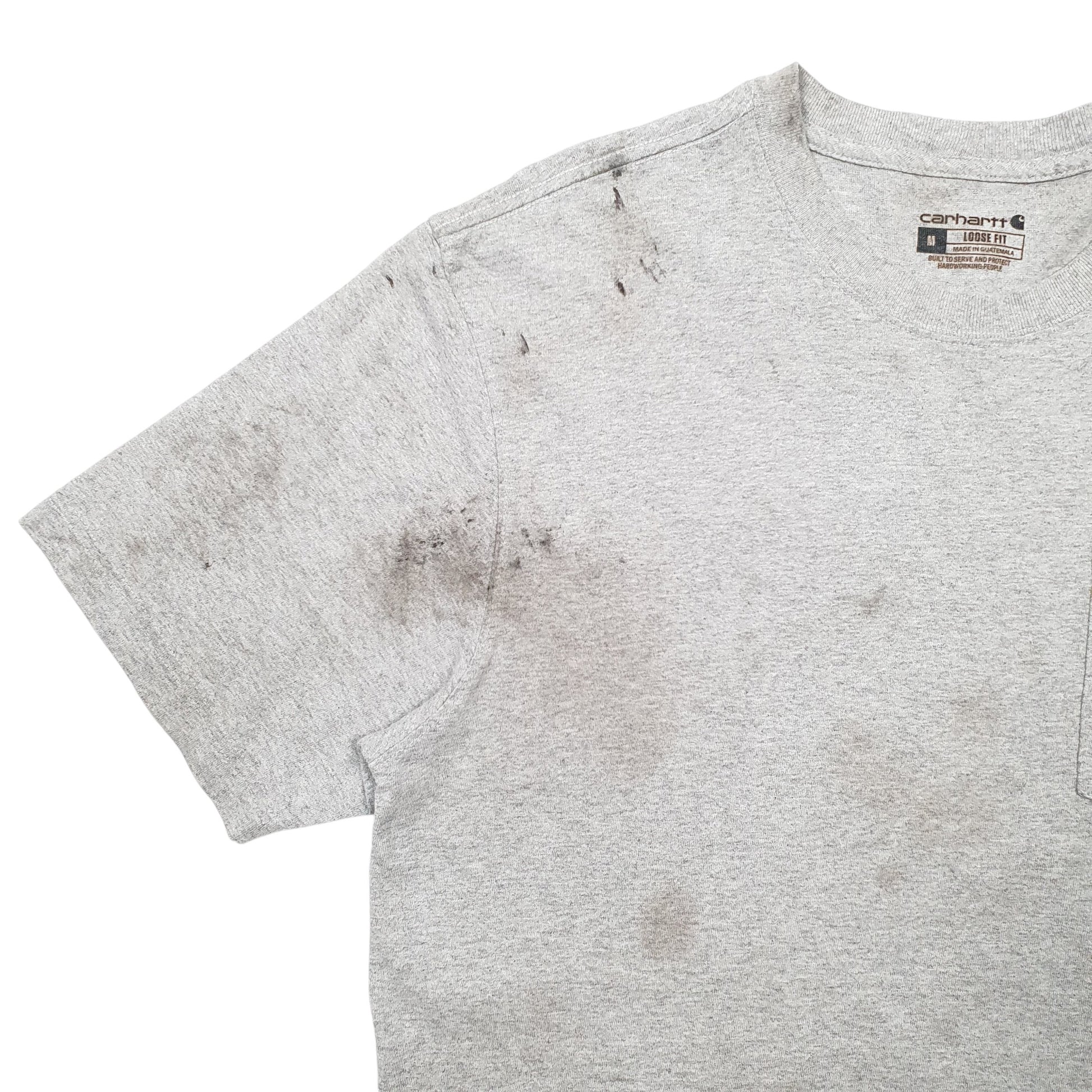 Mens Grey Carhartt  Short Sleeve T Shirt