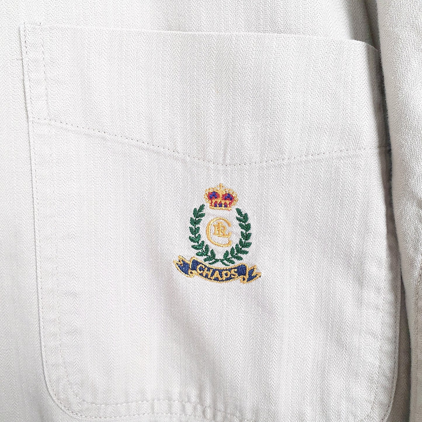 Mens Beige Chaps Ralph Lauren  Long Sleeve Shirt