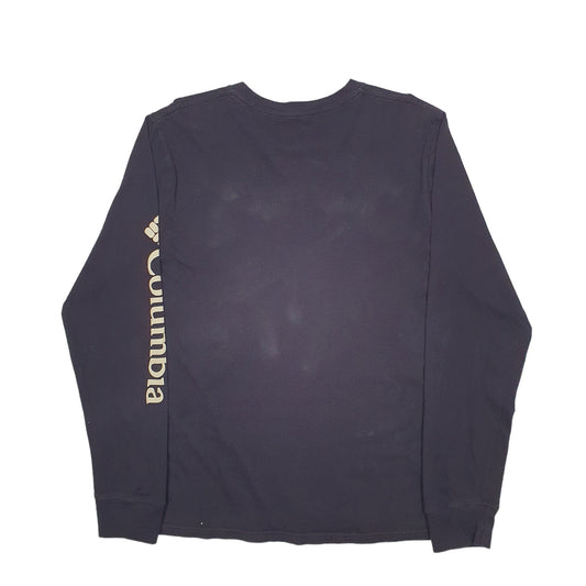 Mens Black Columbia Sportswear  Long Sleeve T Shirt