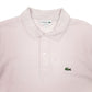 Mens Pink Lacoste  Short Sleeve Polo Shirt