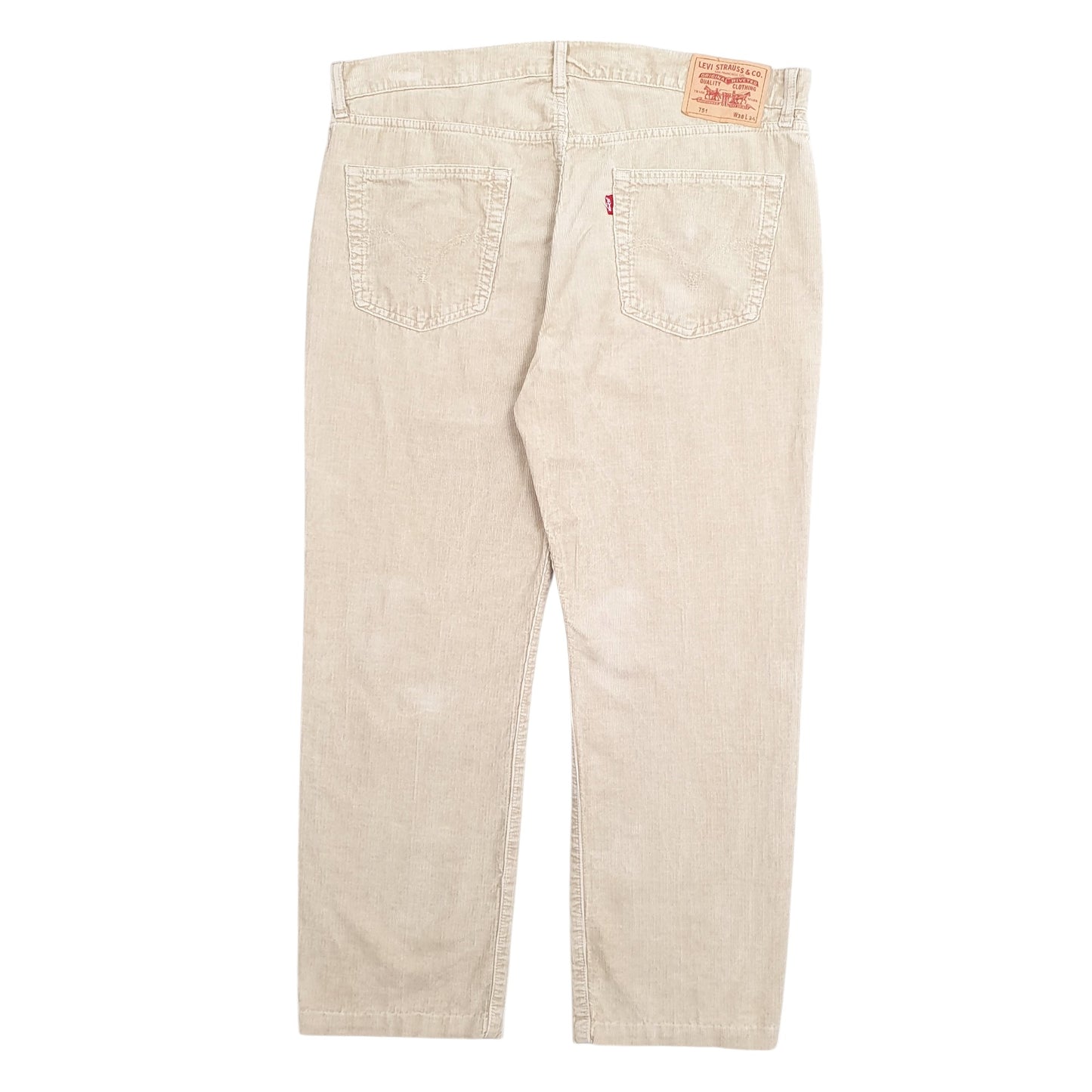 Mens Beige Levis  Corduroy Trousers