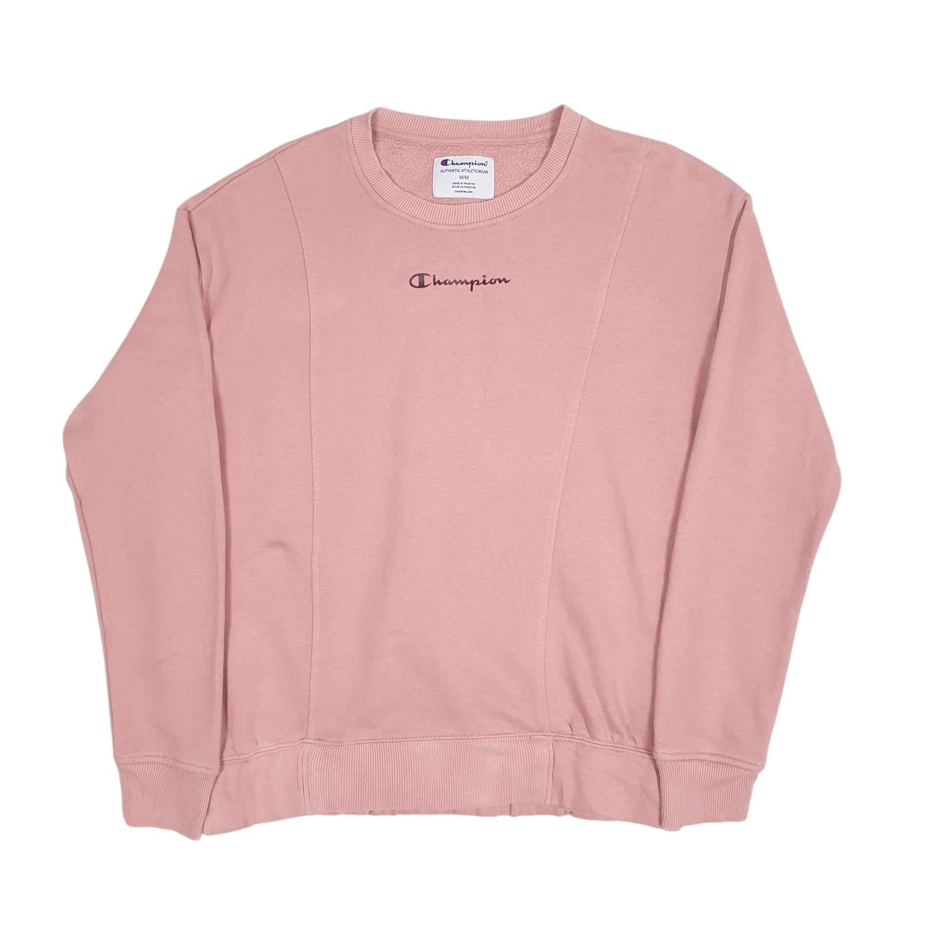 Womens Pink Champion  Crewneck Jumper