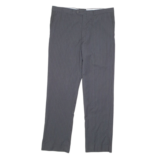 Mens Navy Tommy Hilfiger Pin Striped Stripe Chino Trousers