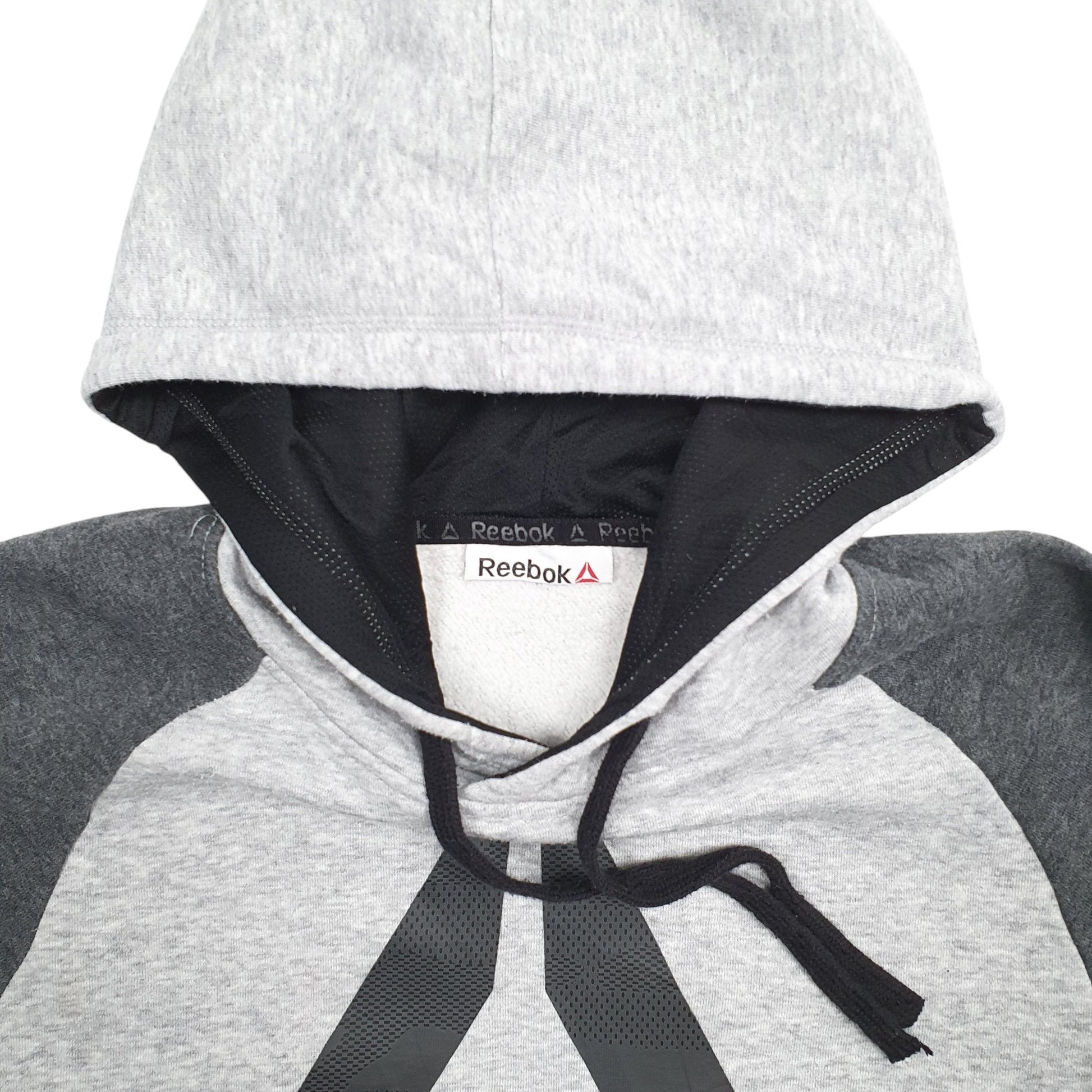 Mens Grey Puma Spellout Hoodie Jumper