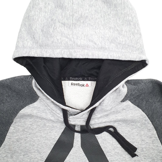Mens Grey Puma Spellout Hoodie Jumper