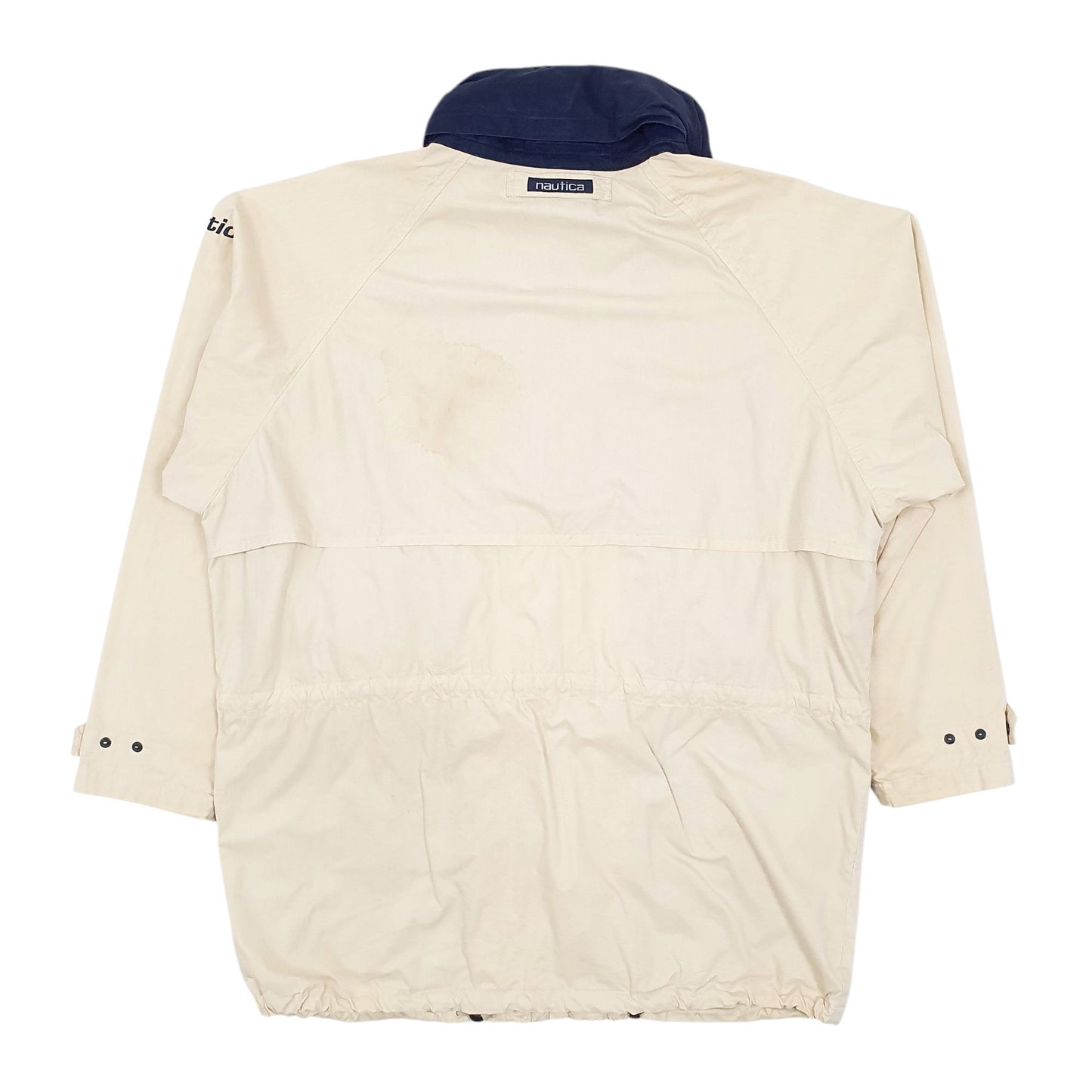 Mens Beige Nautica Vintage 90s  Coat