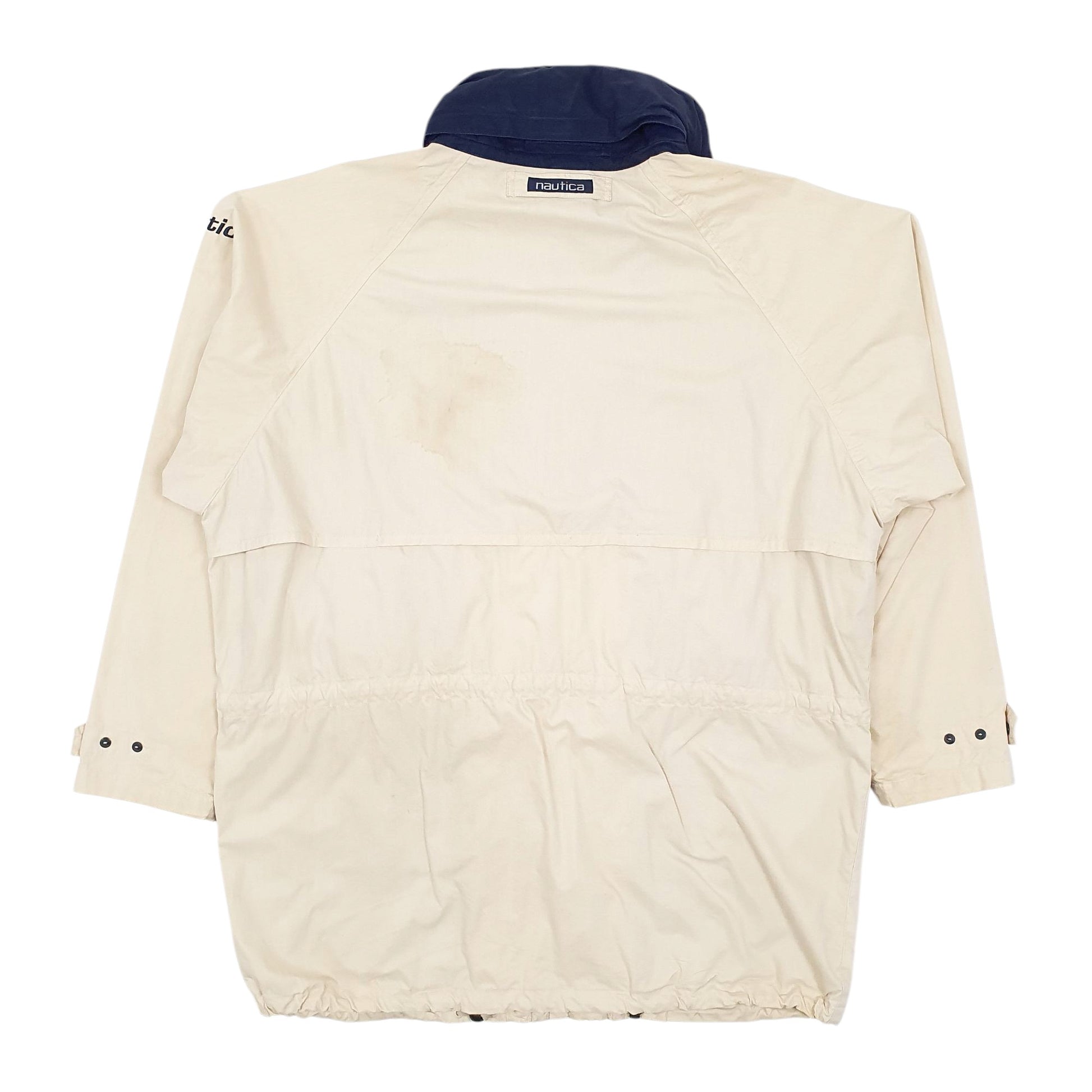 Mens Beige Nautica Vintage 90s  Coat