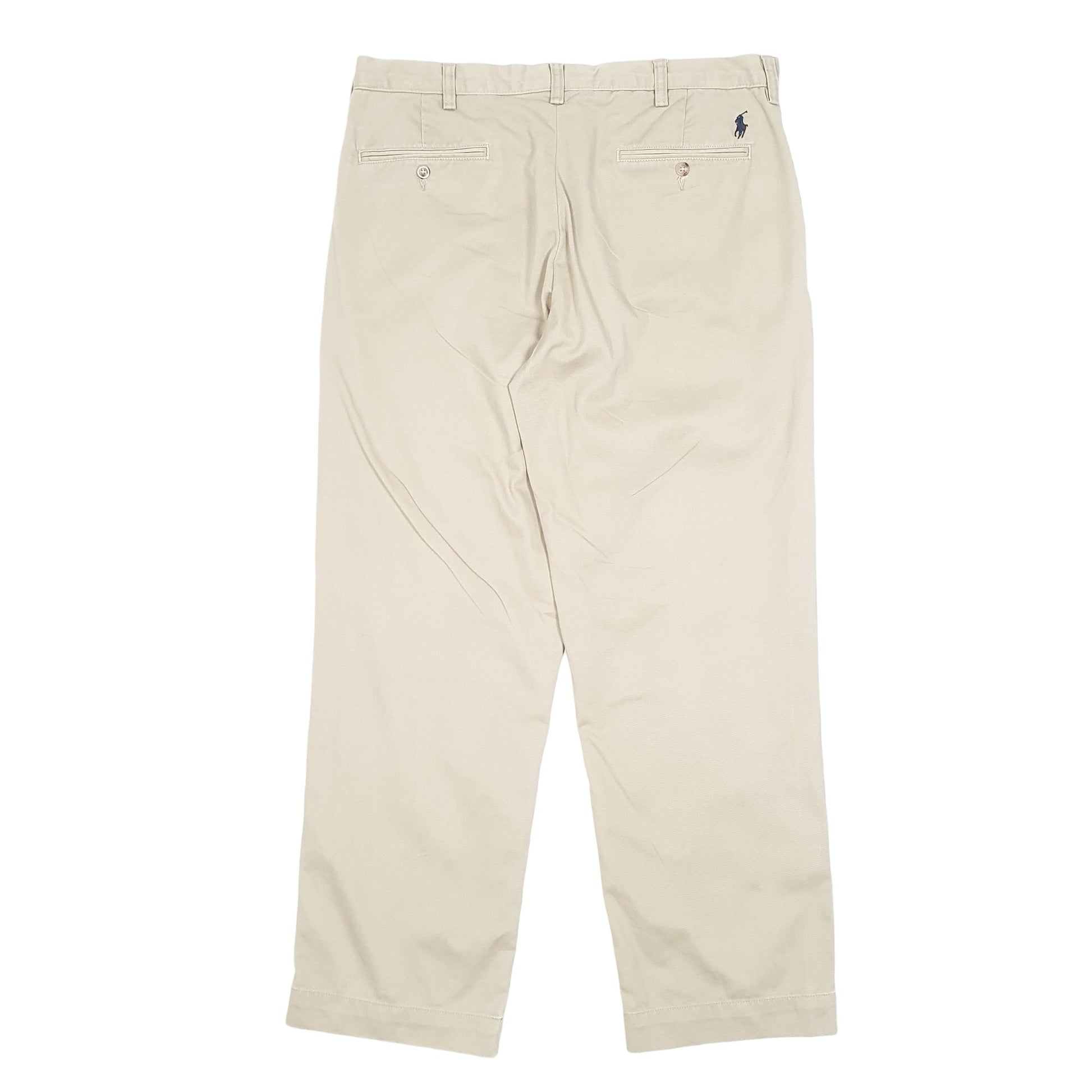 Mens Beige Polo Ralph Lauren Preston Pant Chino Trousers