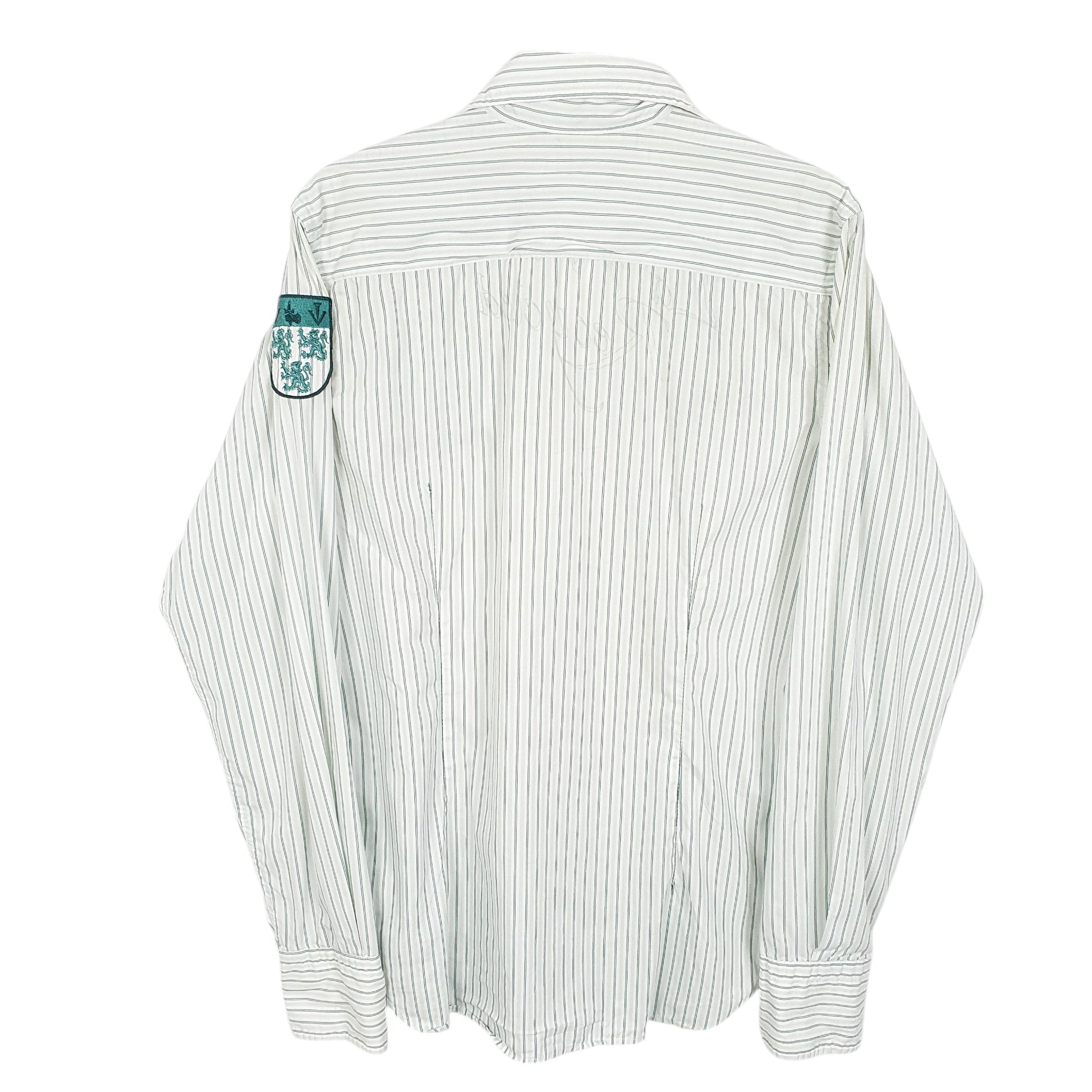 Mens Green La Martina Buenos Aires Long Sleeve Shirt