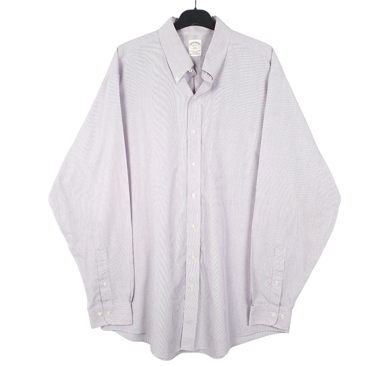 Mens Lilac Brooks Brothers  Long Sleeve Shirt