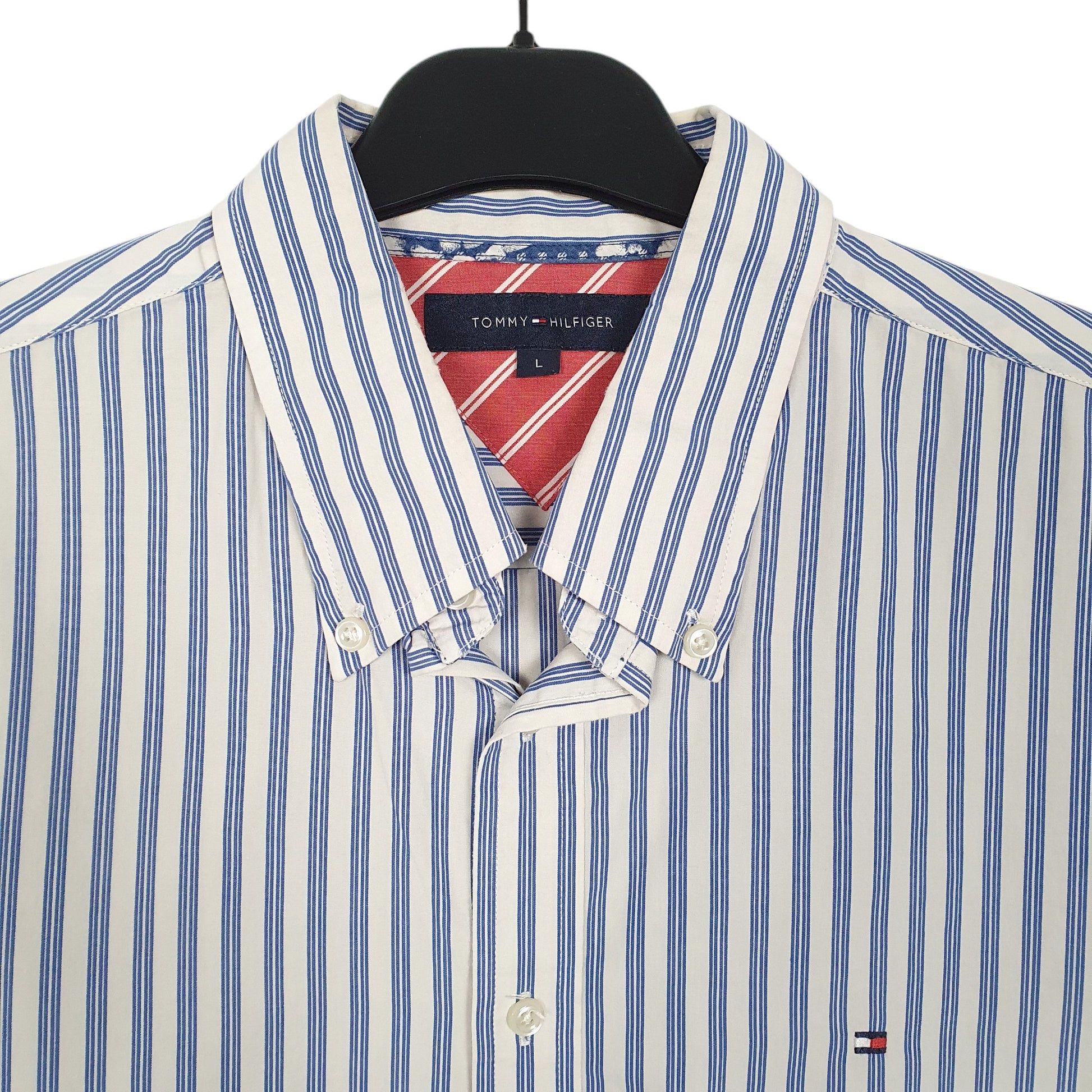 Mens White Tommy Hilfiger  Long Sleeve Shirt