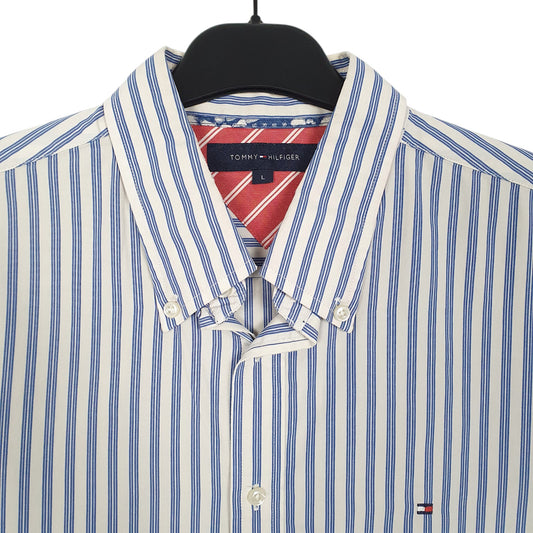 Mens White Tommy Hilfiger  Long Sleeve Shirt