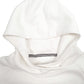 Mens White Adidas Spellout Hoodie Jumper