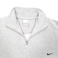 Mens Grey Nike  Quarter Zip Jumper