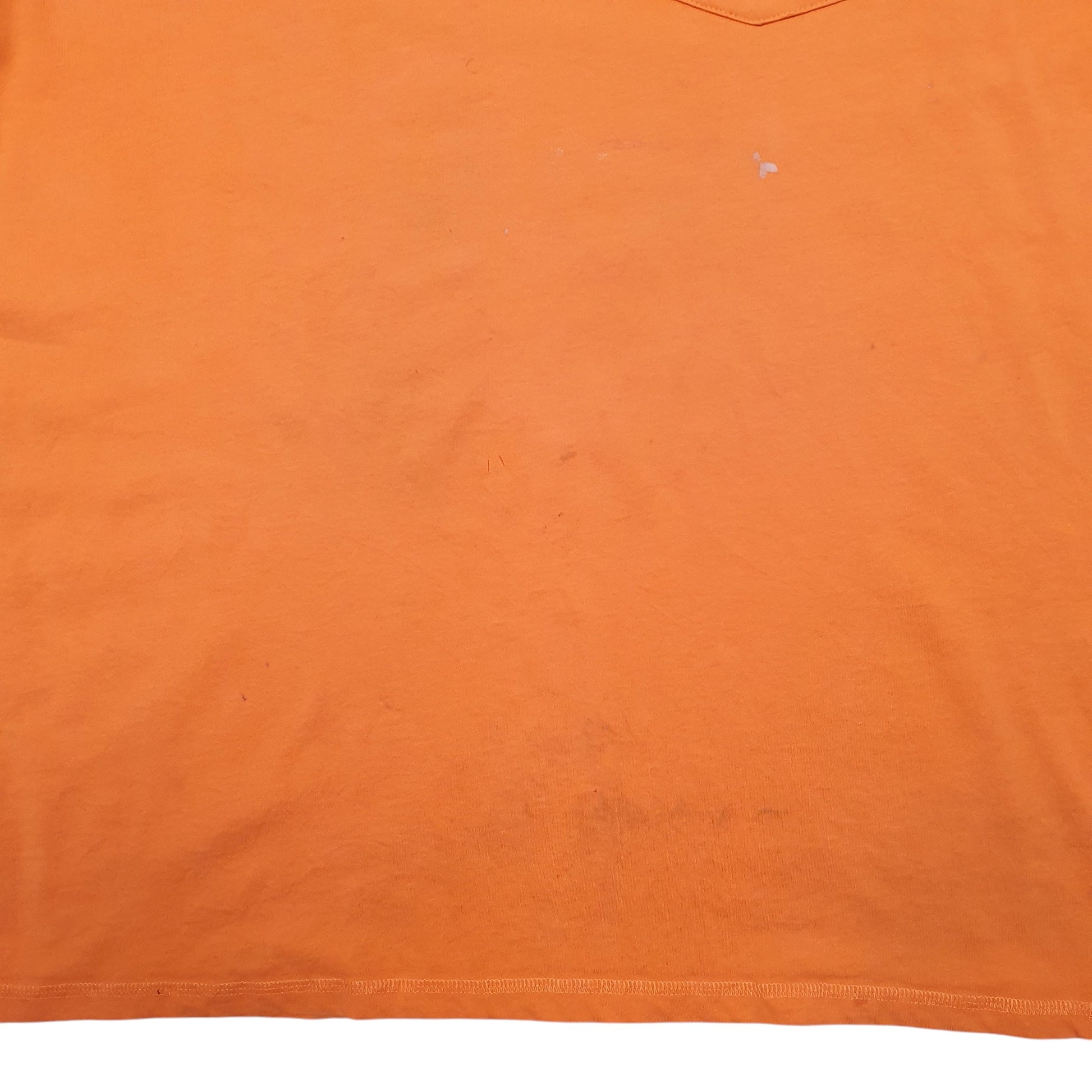 Mens Orange Carhartt  Short Sleeve T Shirt