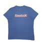 Mens Blue Reebok Reebok Short Sleeve T Shirt