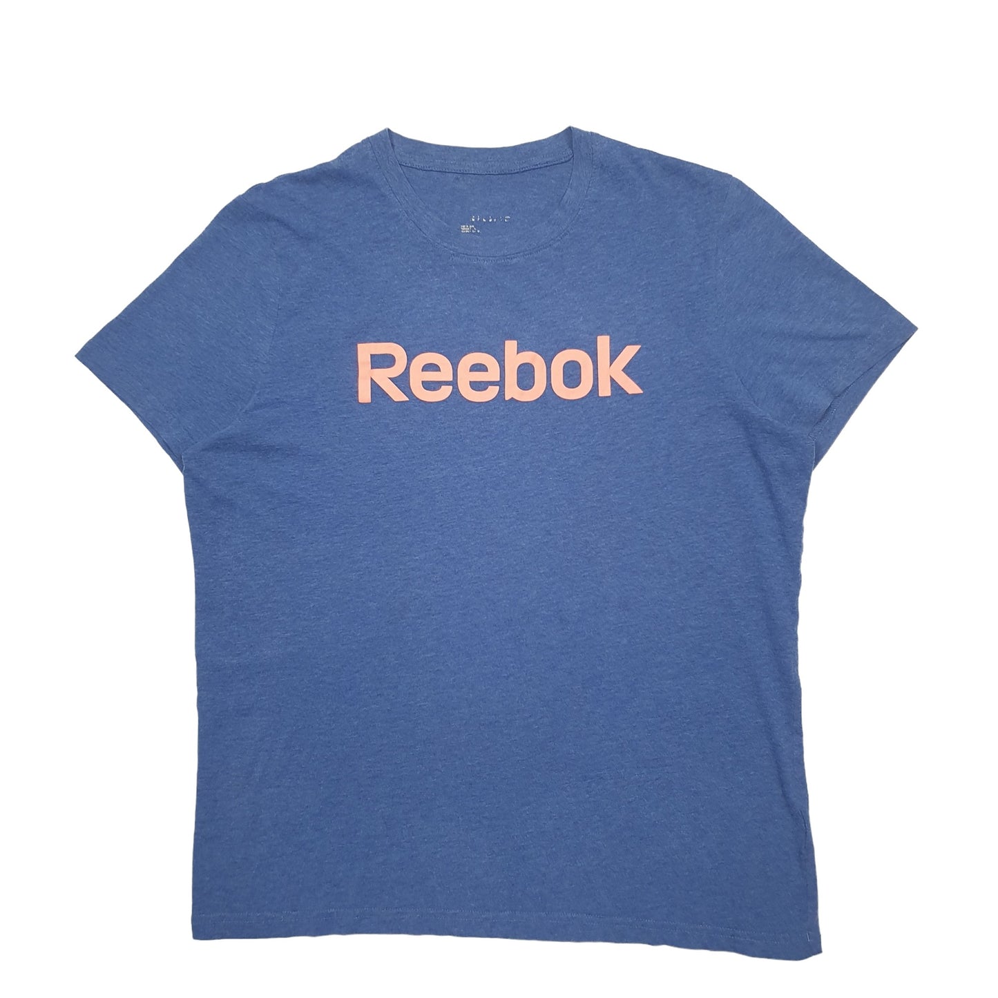 Mens Blue Reebok Reebok Short Sleeve T Shirt