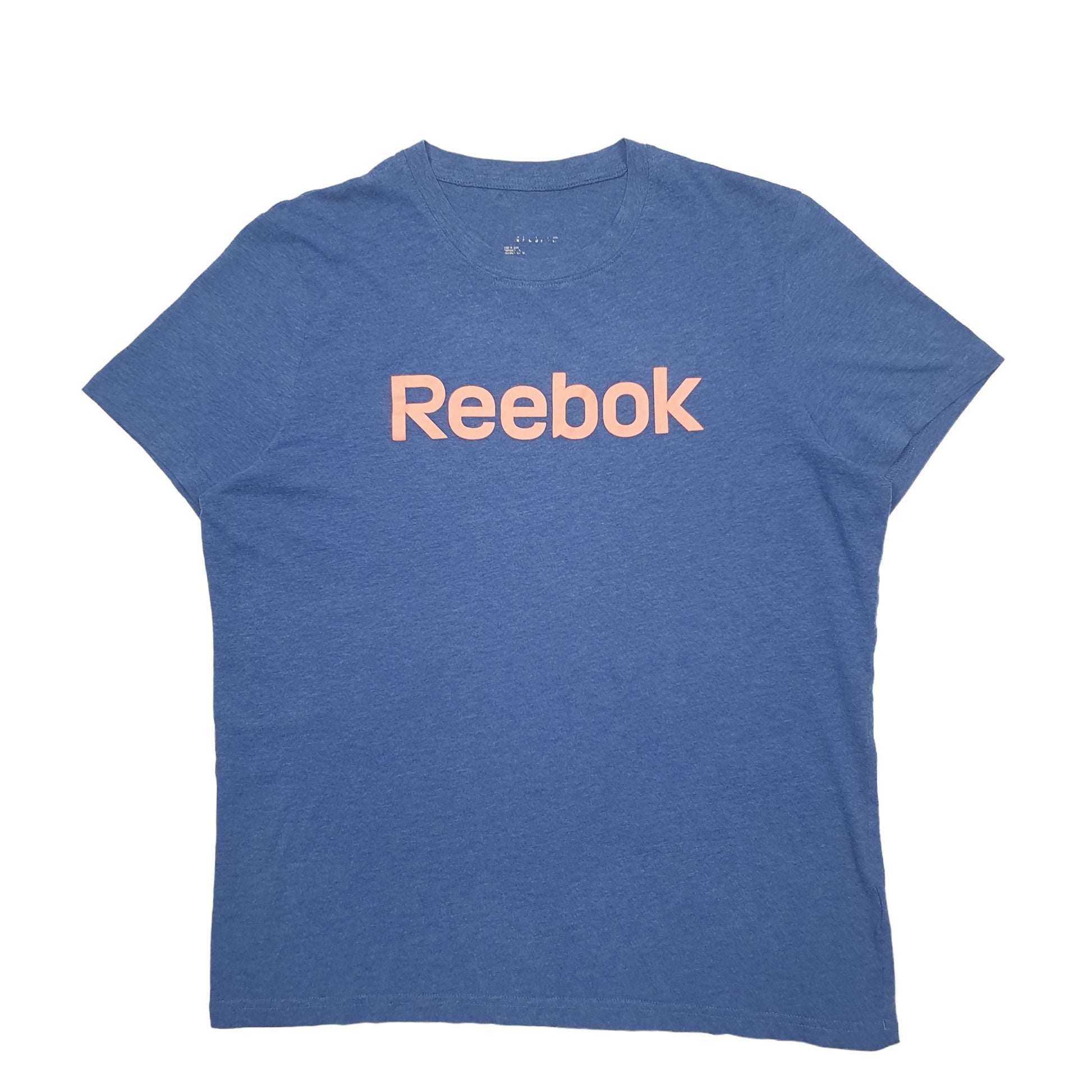 Mens Blue Reebok Reebok Short Sleeve T Shirt