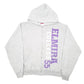 Mens Grey Champion Hoodie Elmira College USA Spellout Full Zip Jumper