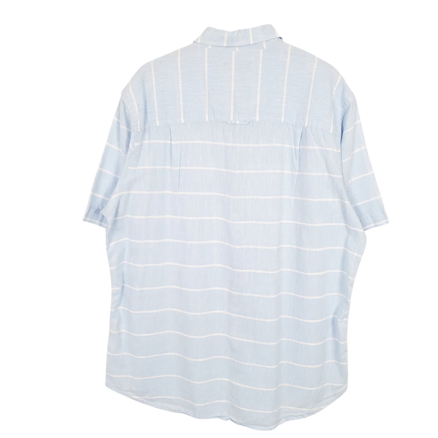 Mens Blue Club Room Blend Short Sleeve Shirt