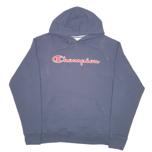 Mens Navy Champion  Hoodie Jumper