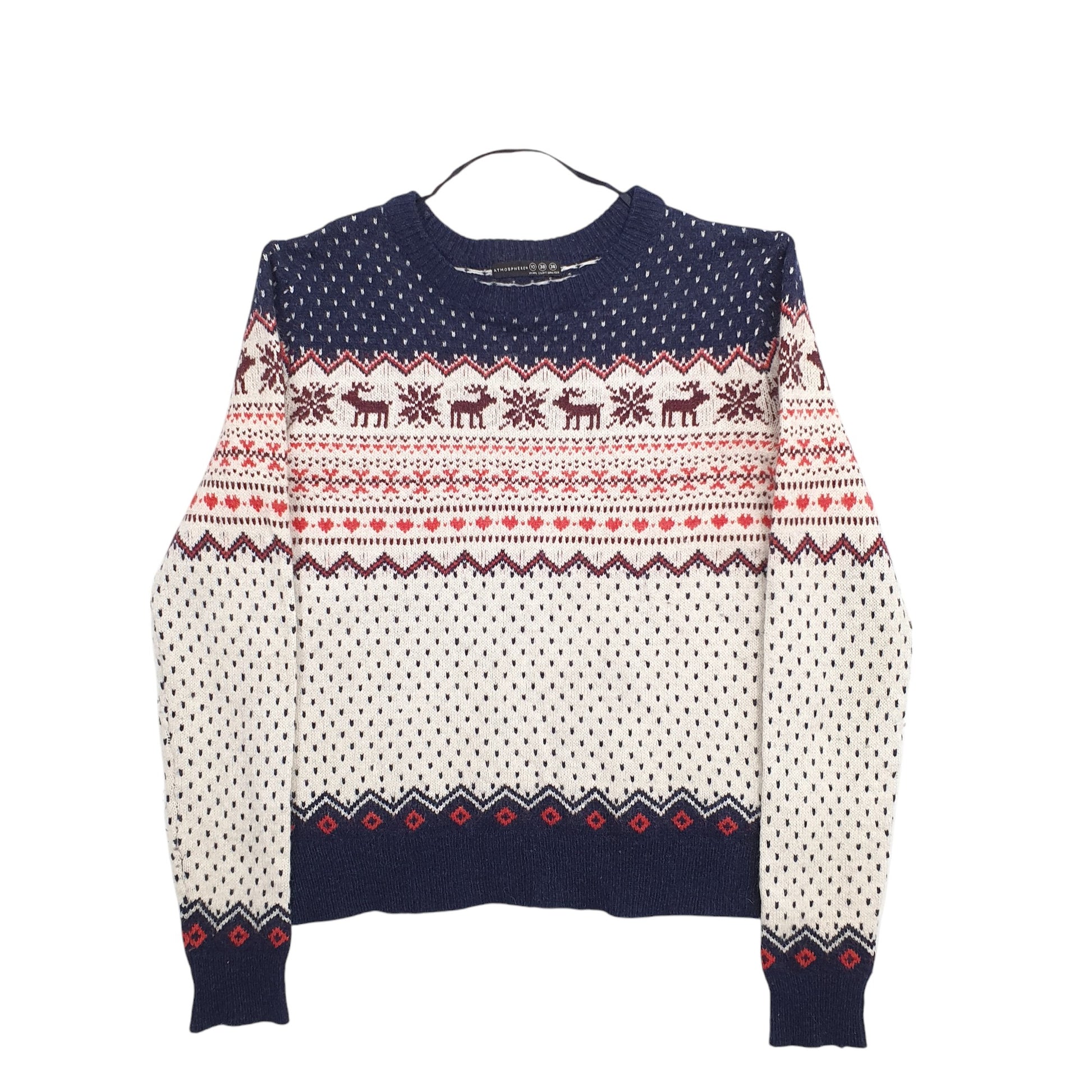 Womens Cream Atmosphere  Crewneck Jumper