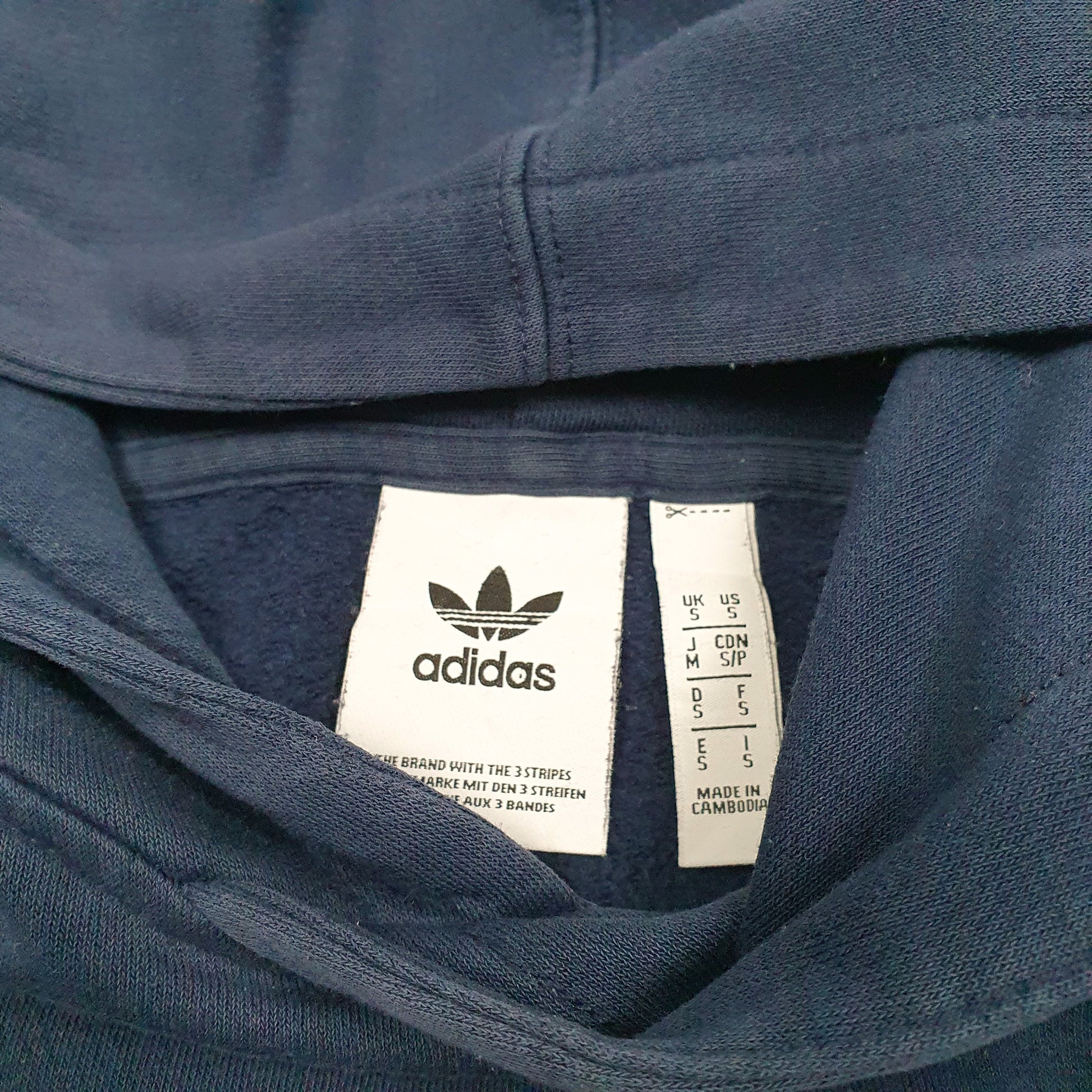 Mens Navy Adidas  Hoodie Jumper