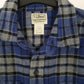 Mens Blue L.L.Bean Chamois Overshirt Long Sleeve Shirt