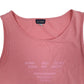 Womens Pink Armani Jeans Vest Short Sleeve T Shirt