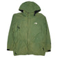 Mens Green The North Face Hyvent  Coat
