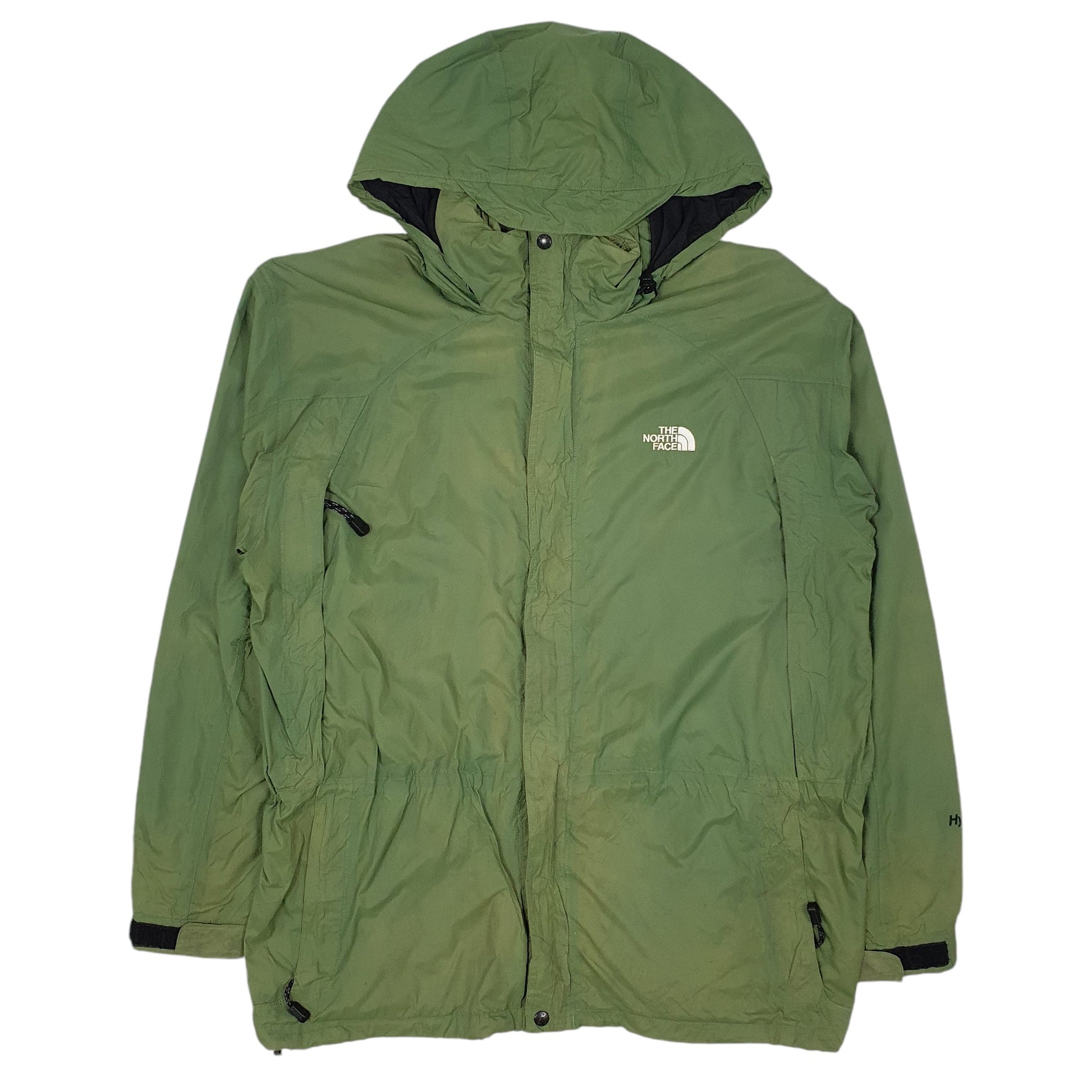 Mens Green The North Face Hyvent  Coat