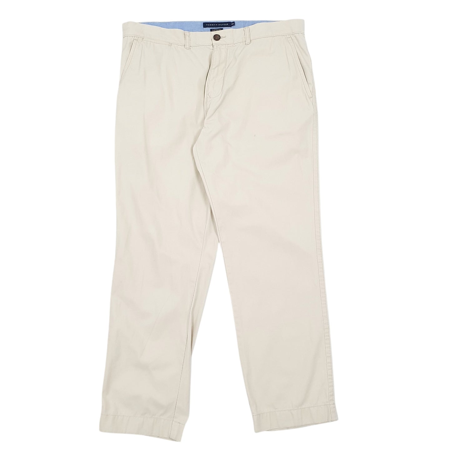 Mens Cream Tommy Hilfiger  Chino Trousers