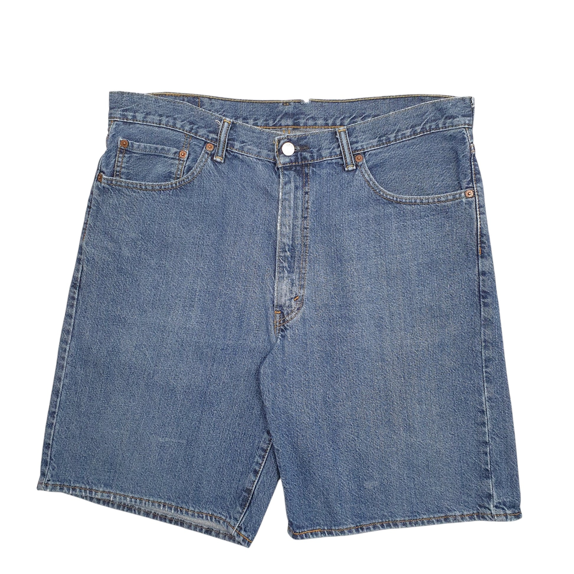 Mens Blue Levis 550 Denim Shorts