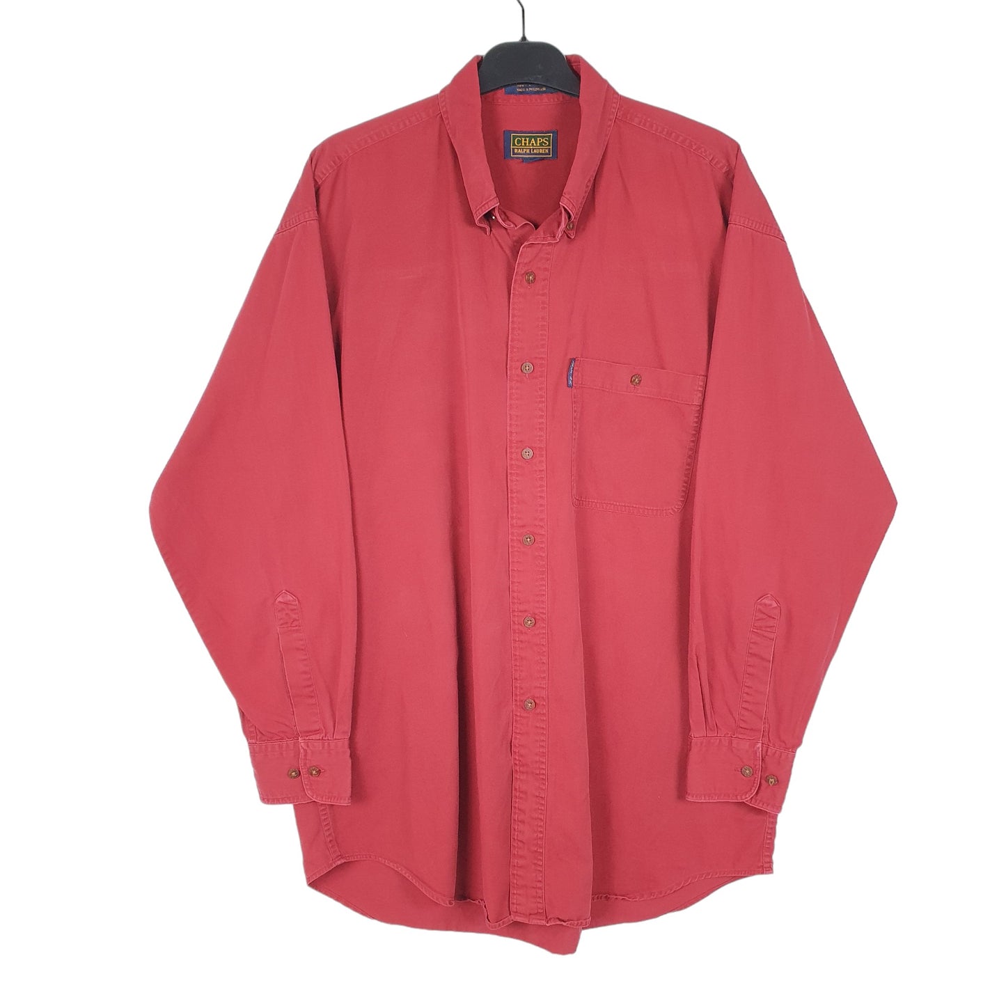 Mens Red Chaps Ralph Lauren  Long Sleeve Shirt