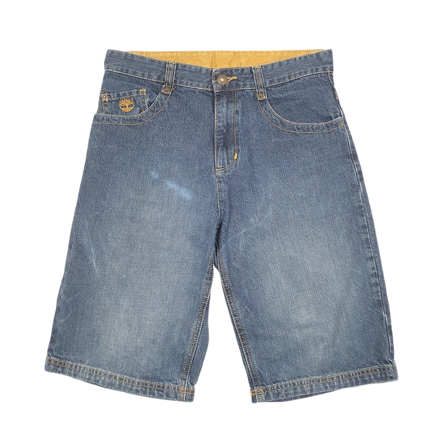 Mens Timberland Blue Denim Jorts Jean Shorts – Bundl Clothing