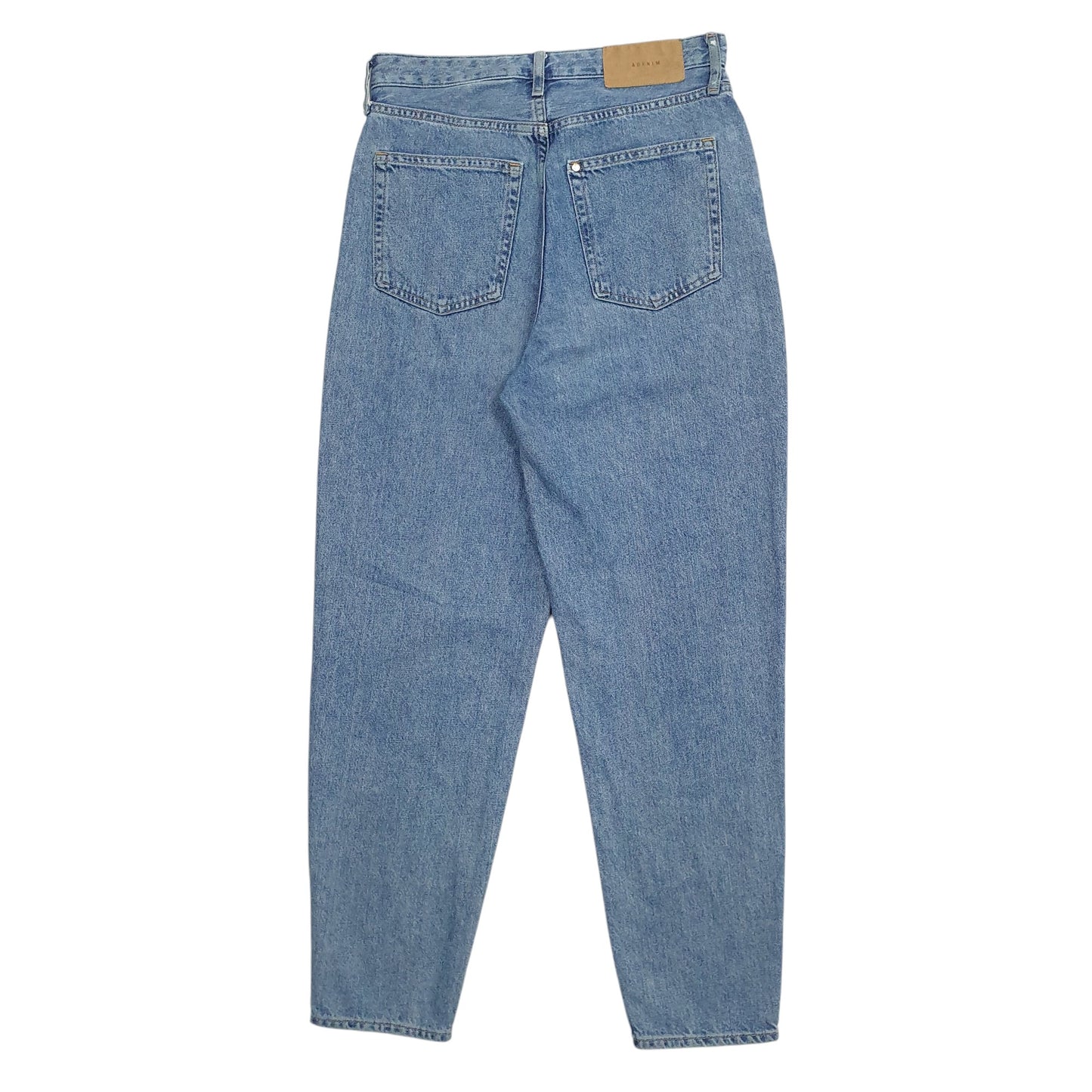 Womens Blue & Denim Loose Mom Casual JeansW27 L27