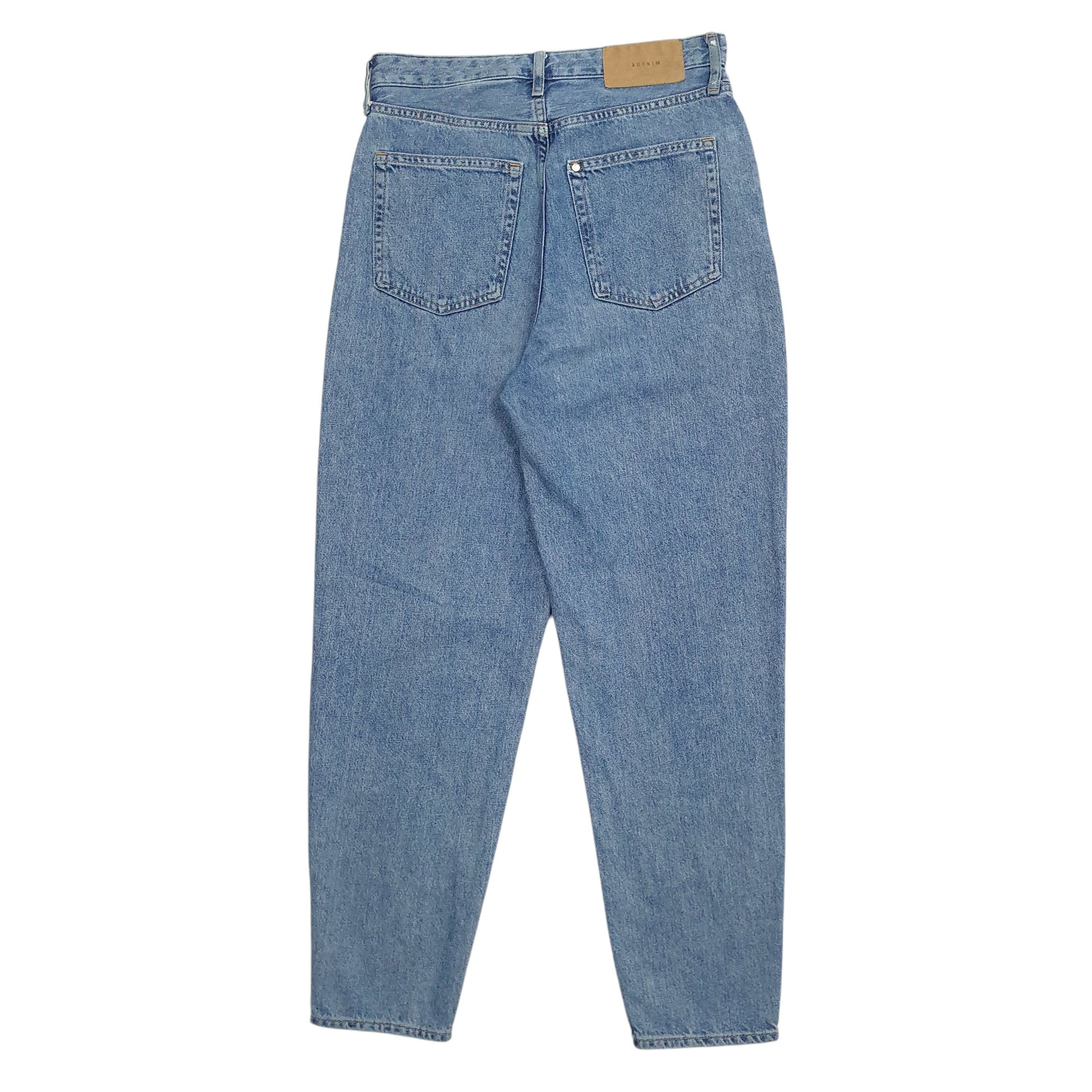 Womens Blue & Denim Loose Mom Casual JeansW27 L27